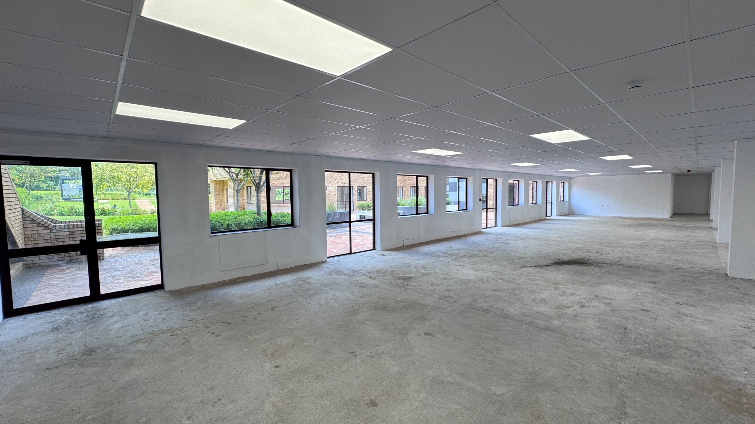 Renovated 379m2 Ground-Floor Office with Direct Garden Access in White-Box Condition | Kernick House, Waterfall Park, Vorna Valley — floor plan 9
